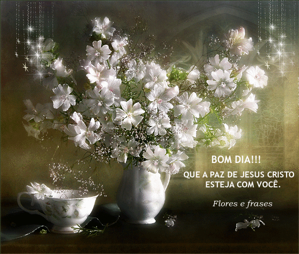 Flores E Frases Bom Dia Flowers Blowing Gif Lowgif