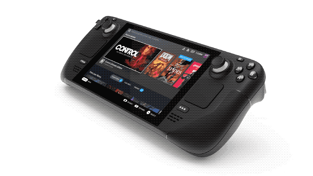 valve launches steam deck a 400 pc gaming portable wilson s media cortana gif transparent loader