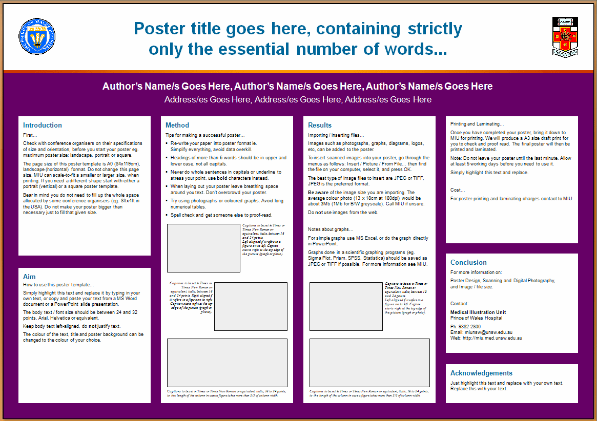 research poster formats several scientific poster format with