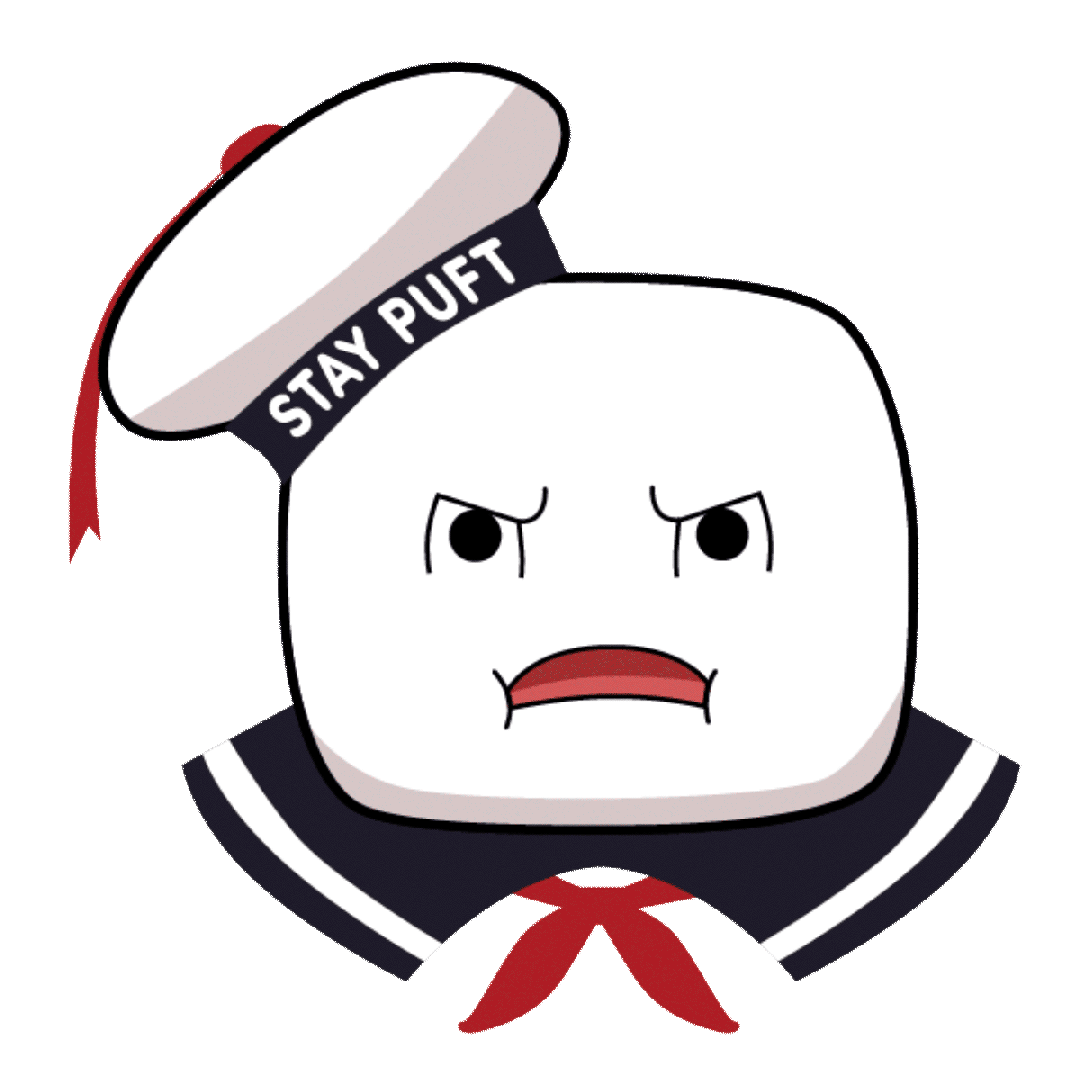 stay puft marshmallow man gif