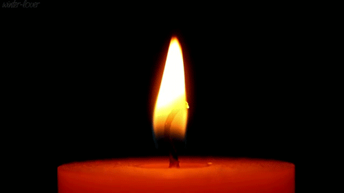 gif christmas red orange fire black candle zitronenpiepmatz