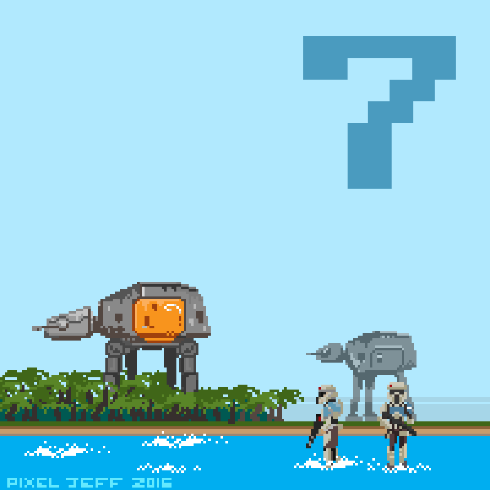 pixel jeff rogue one count down 7