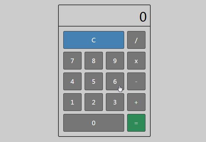 build a calculator with css grid and vue js