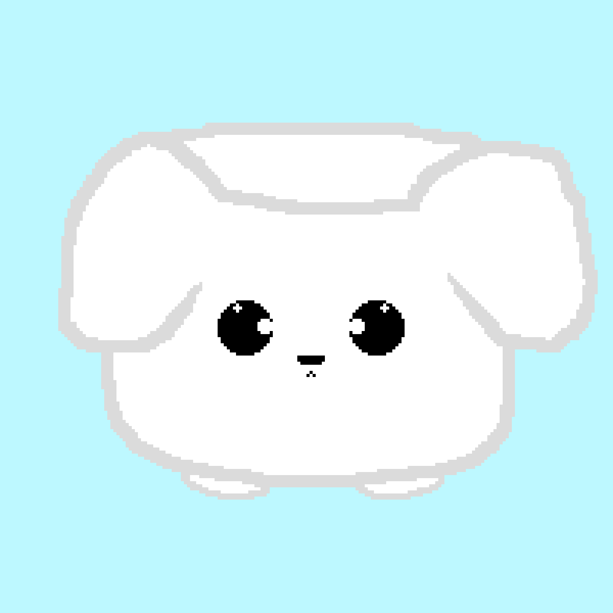 pixilart marshmallow white lab by ahsoka838 gif