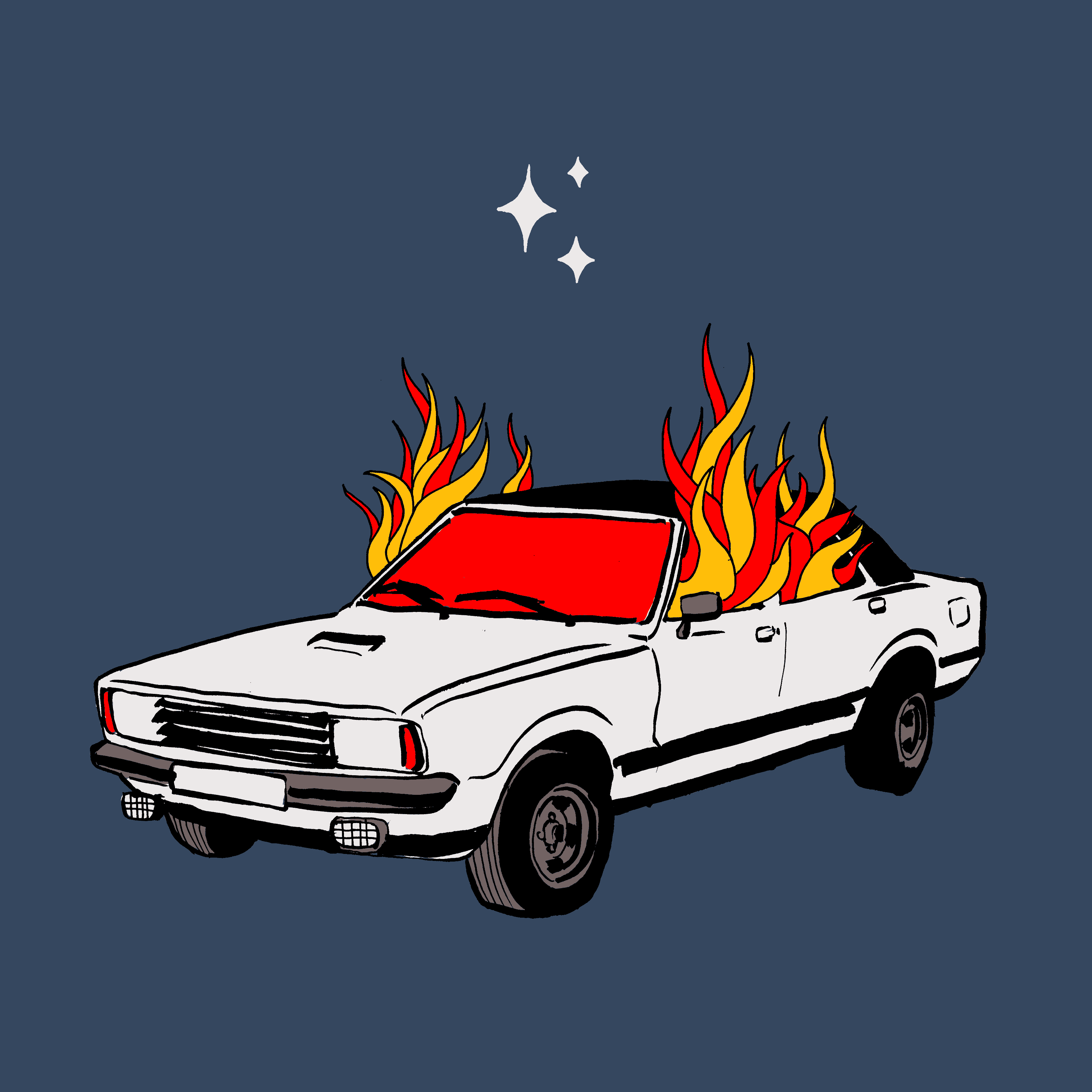 Горит машина иллюстрация. Машина в огне. Огонь иллюстрация.