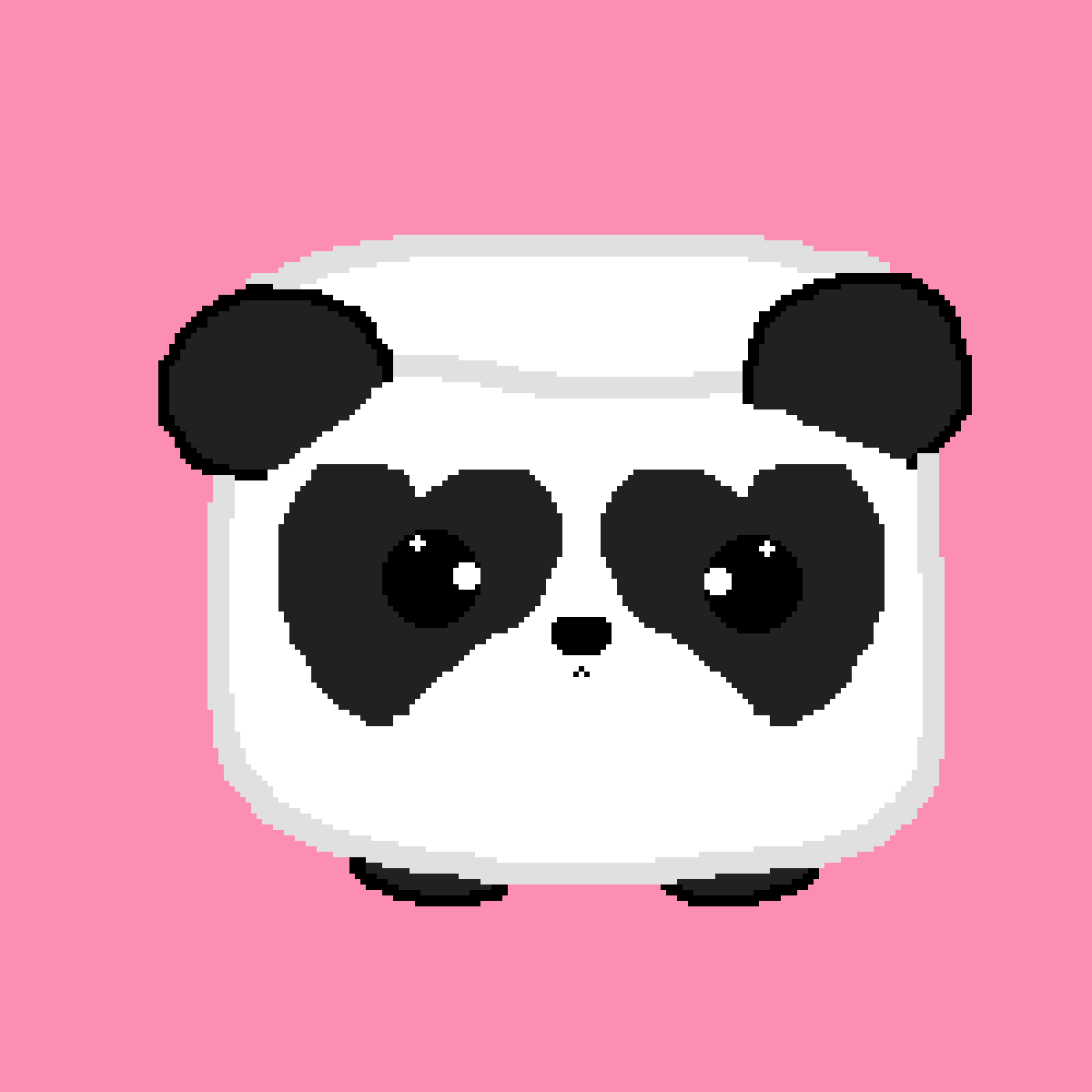 pixilart marshmallow panda by mellowet gif