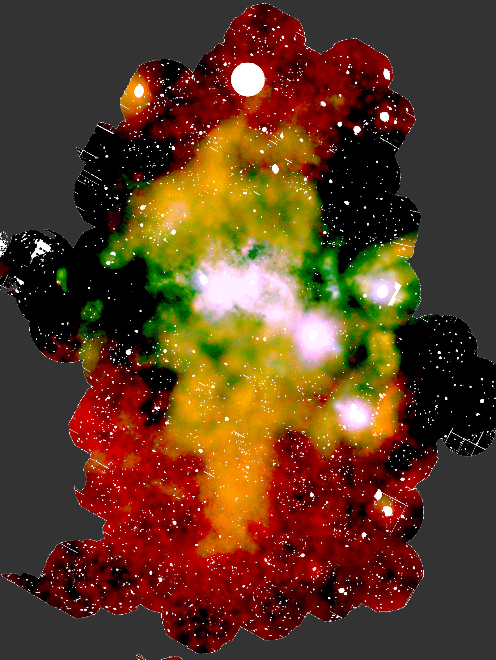 esa xmm newton s view of the galactic centre map milky way