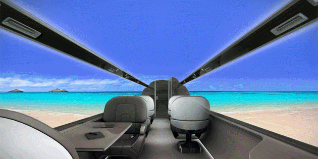 ixion windowless jet concept business insider