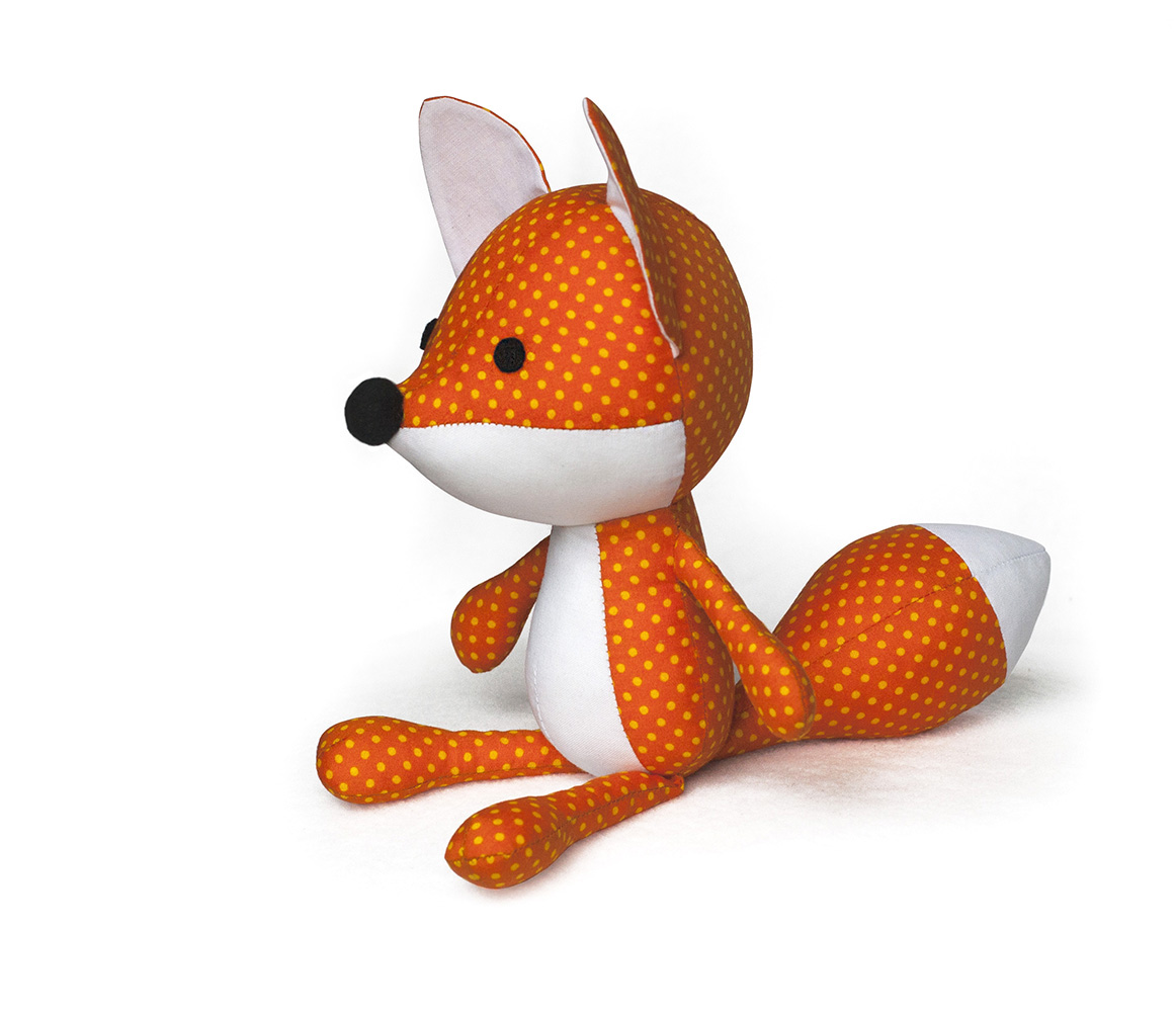 toy patterns by diy fluffies fox softie sewing pattern plush diy
