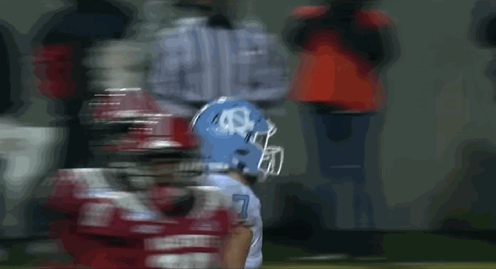 watch all of unc s 35 unanswered points against nc state tar heel blog passed out gif