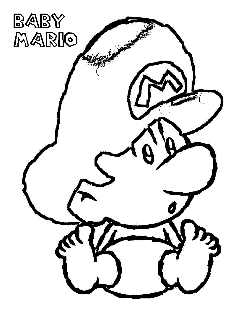 Free Printable Coloring Pages Mario Brothers