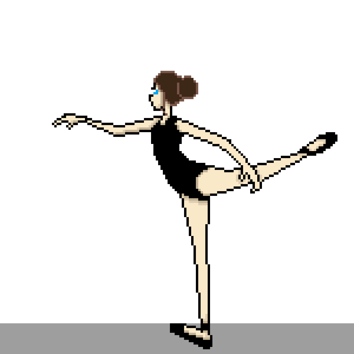 pixilart ballerina by madisonh pair skating