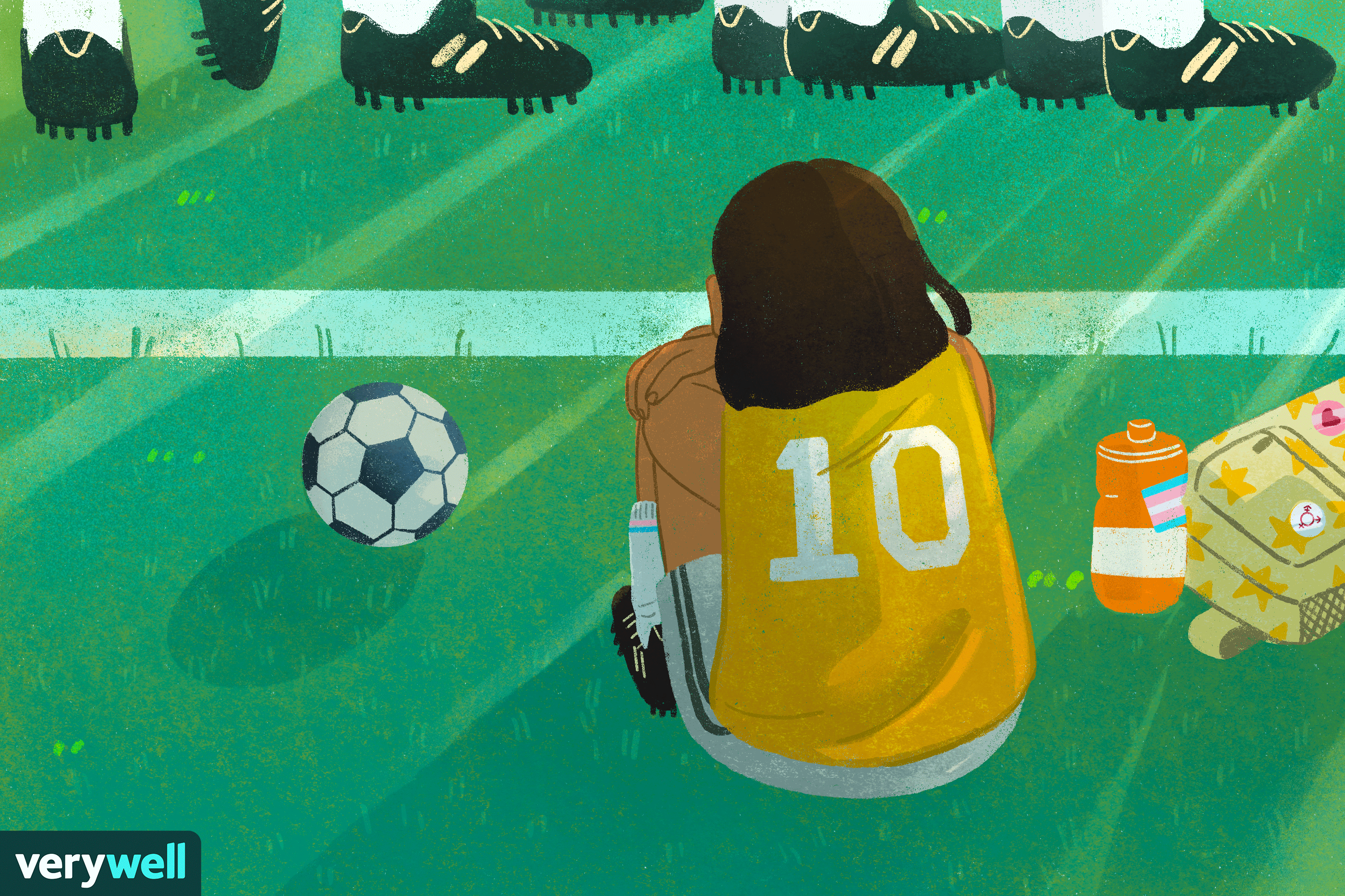 legislation nationwide seeks to ban trans girls from playing football cartoon drawings