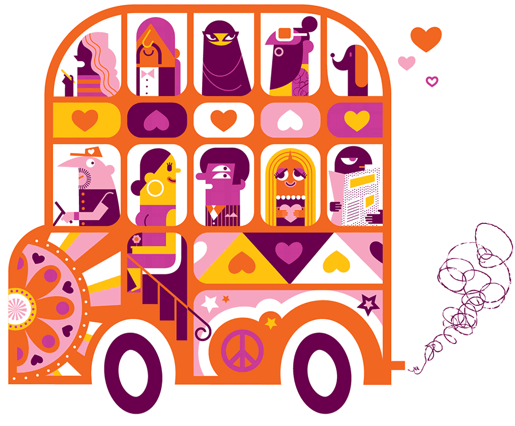 long distance romance get on the love bus new york times photography clip art