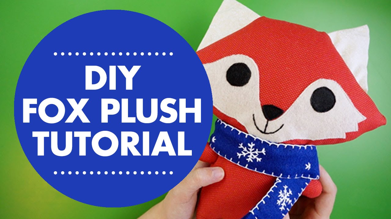 diy fox plush tutorial with simplicity pattern 1081 youtube