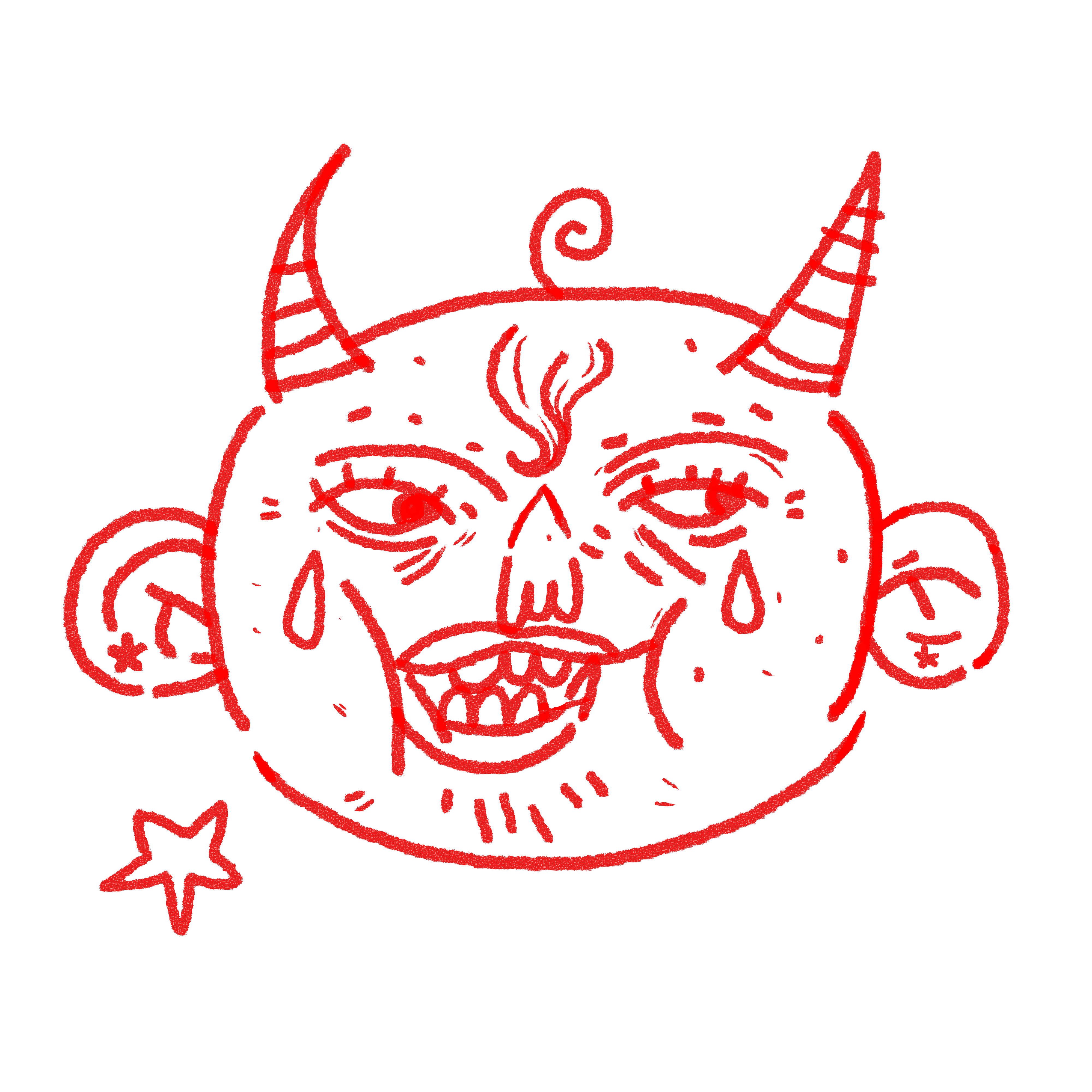 cry devil sticker by rovin for ios android giphy