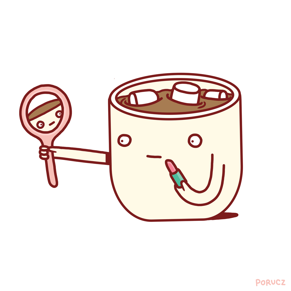 hot chocolate just wants to be called beautiful for once s e gifs marshmallow gif