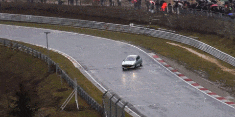 how not to drive on the nurburgring in the rain