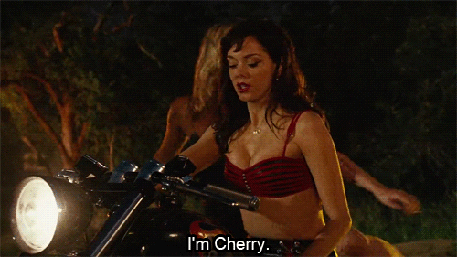 rose mcgowan motorcycle gif find share on giphy