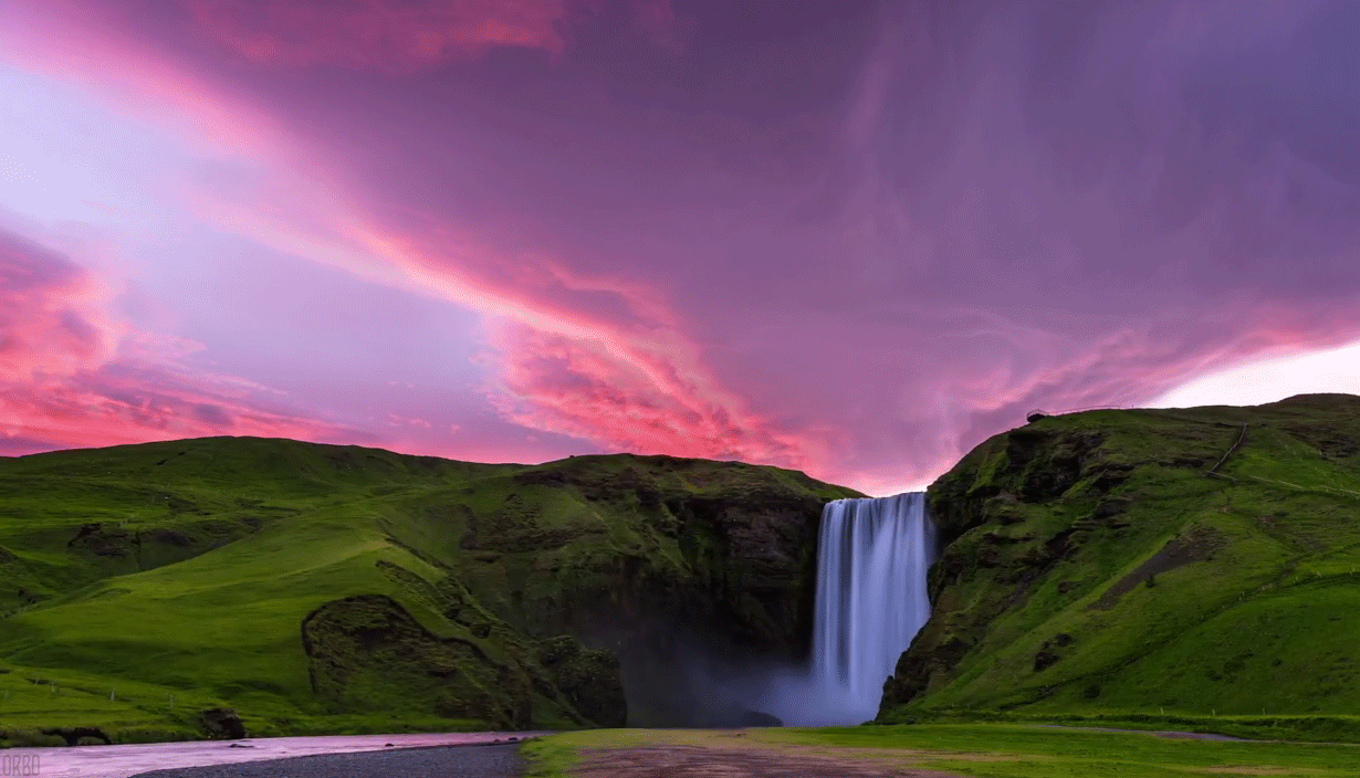time pink iceland gif shared by mazuhn on gifer