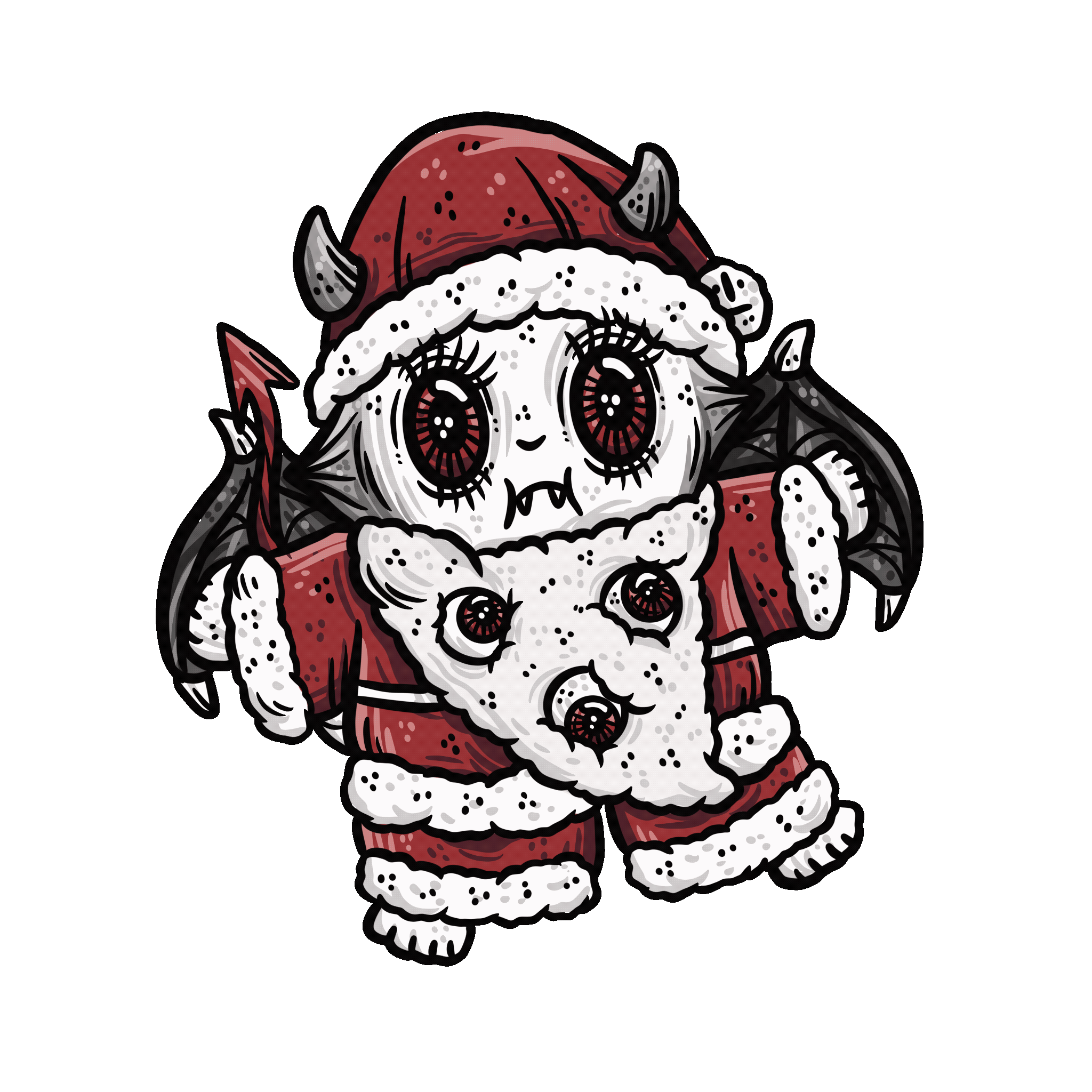 merry christmas sticker by hollowist for ios android giphy