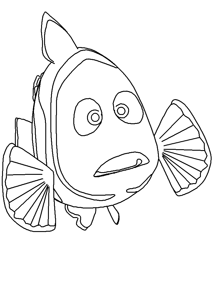 finding nemo coloring pages marlin coloring4free coloring4free com