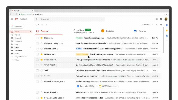 say hello to the new gmail with self destructing messages email snoozing and more eshopoly gr ugliest black baby