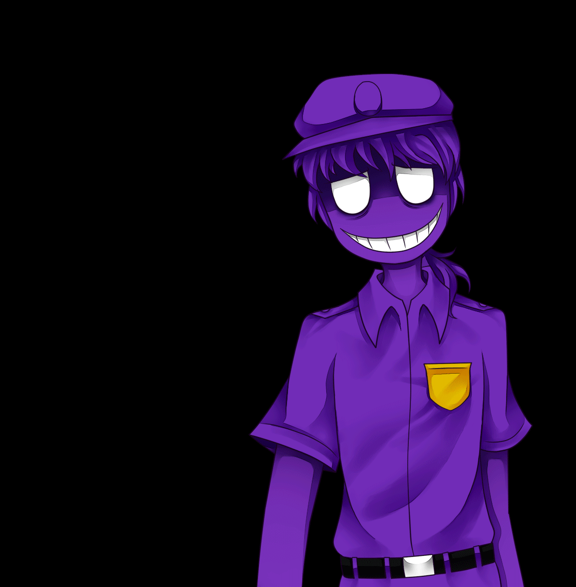oh hi little drawing of purple guy the design belongs