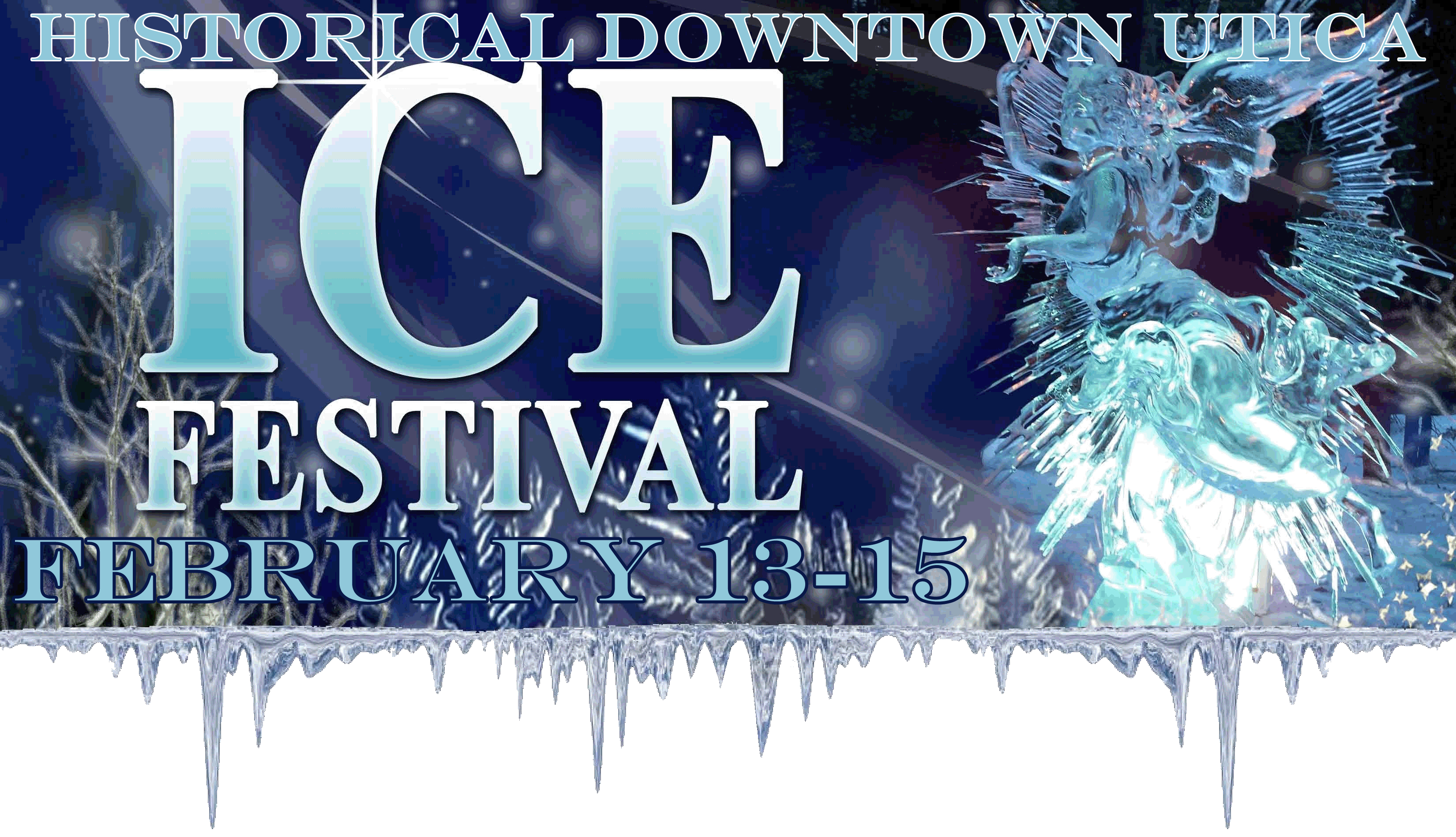 utica michigan events ice and fireworks festival