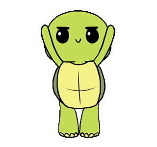 Line Creators Stickers Greenie The Green Turtle Example With Gif Animated  Turtle Head - LowGif