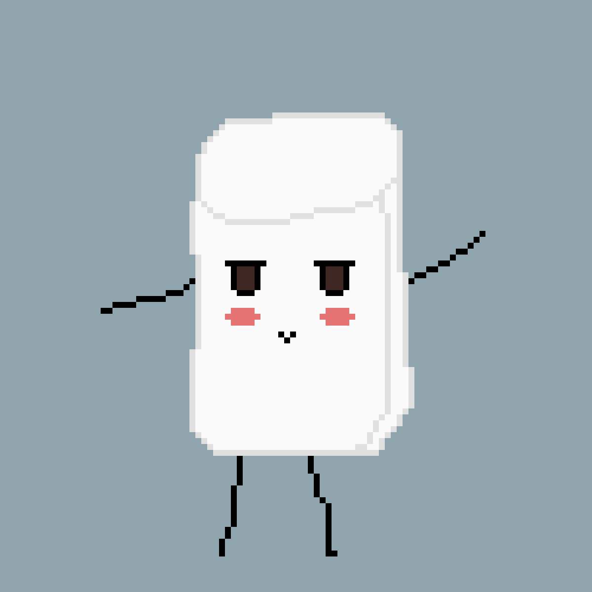 pixilart marshmallow by thebestboot gif