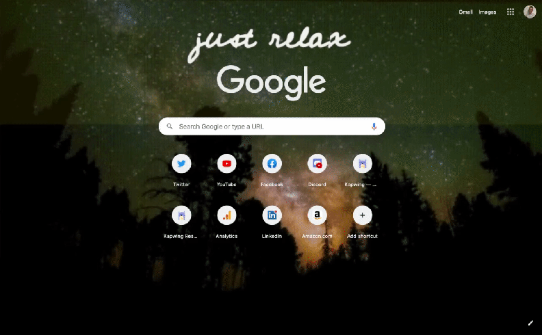 how to make your google chrome homepage background a gif or video awesome animated gifs moving for job