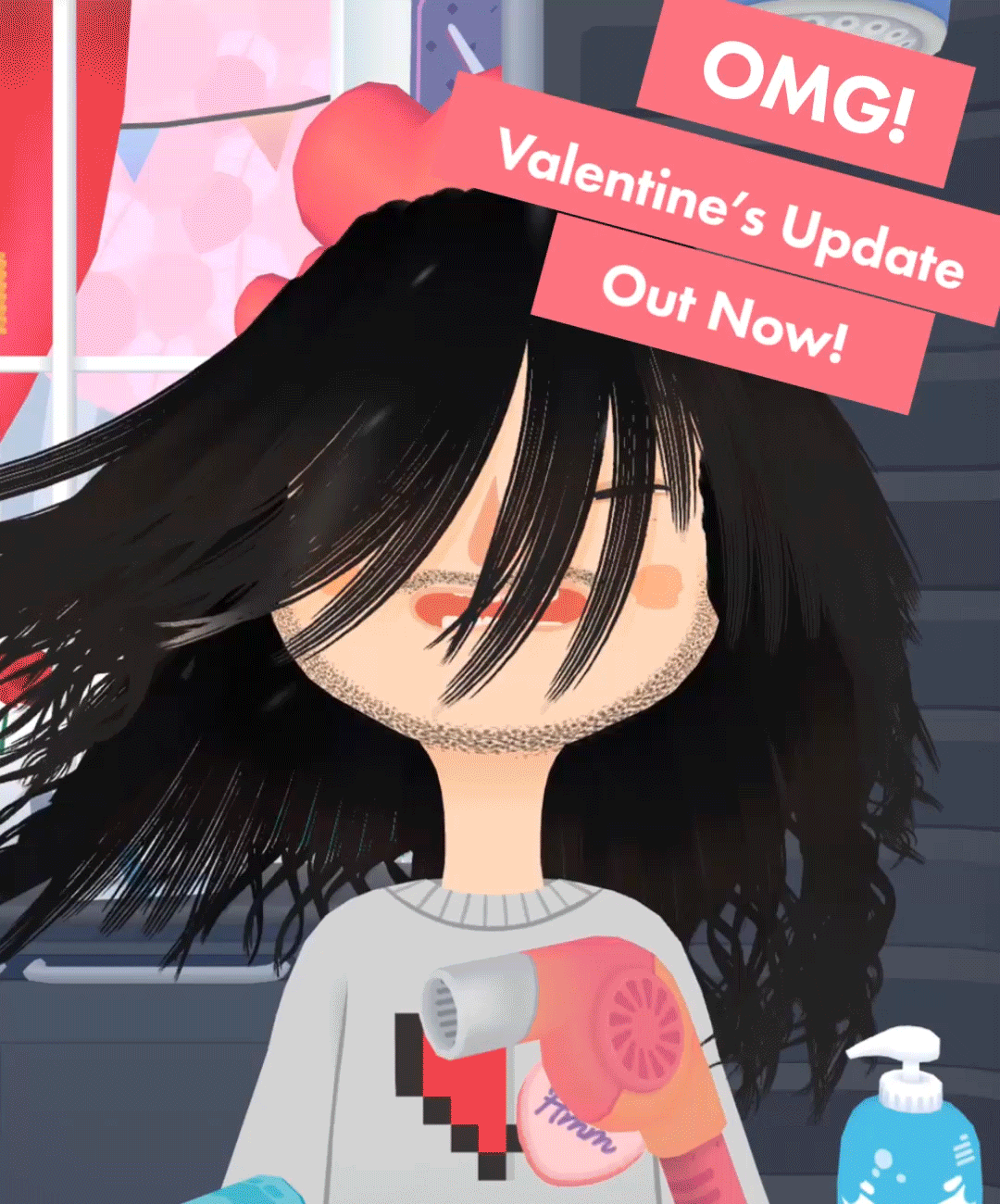 valentines day valentine gif by toca boca find share on giphy