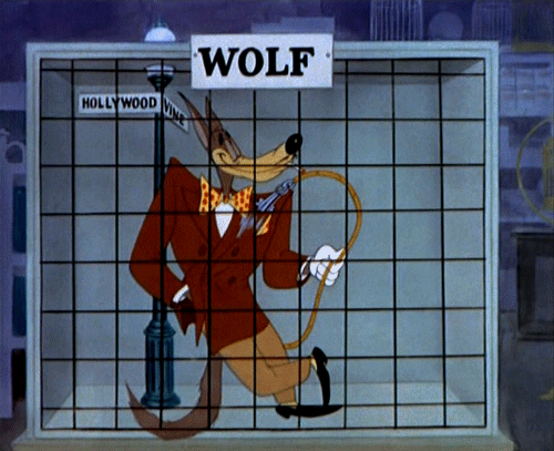 Tag For Cartoon Plane : Tex Avery Wolf Gif Find Share On Giphy ...