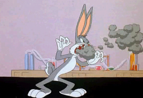bugs bunny breathes smoke tags gif animated image cartoon medium