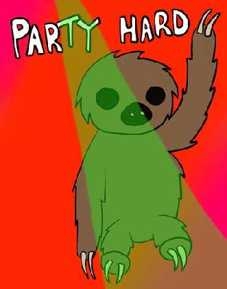 party hard animated gif medium