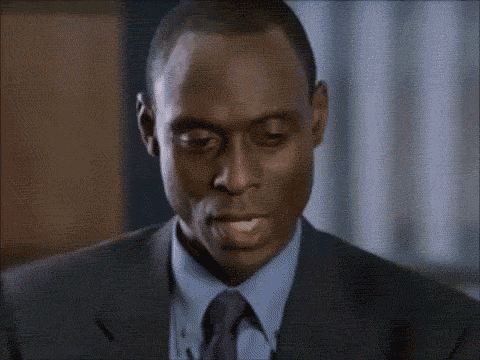 suited up black man does not approve reaction gif medium