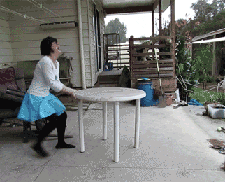 cosplay table flip gif find share on giphy medium