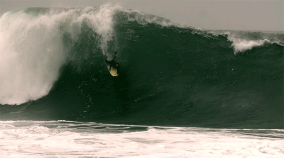 mutant wave at surfing beach knocks crowd off their feet video medium