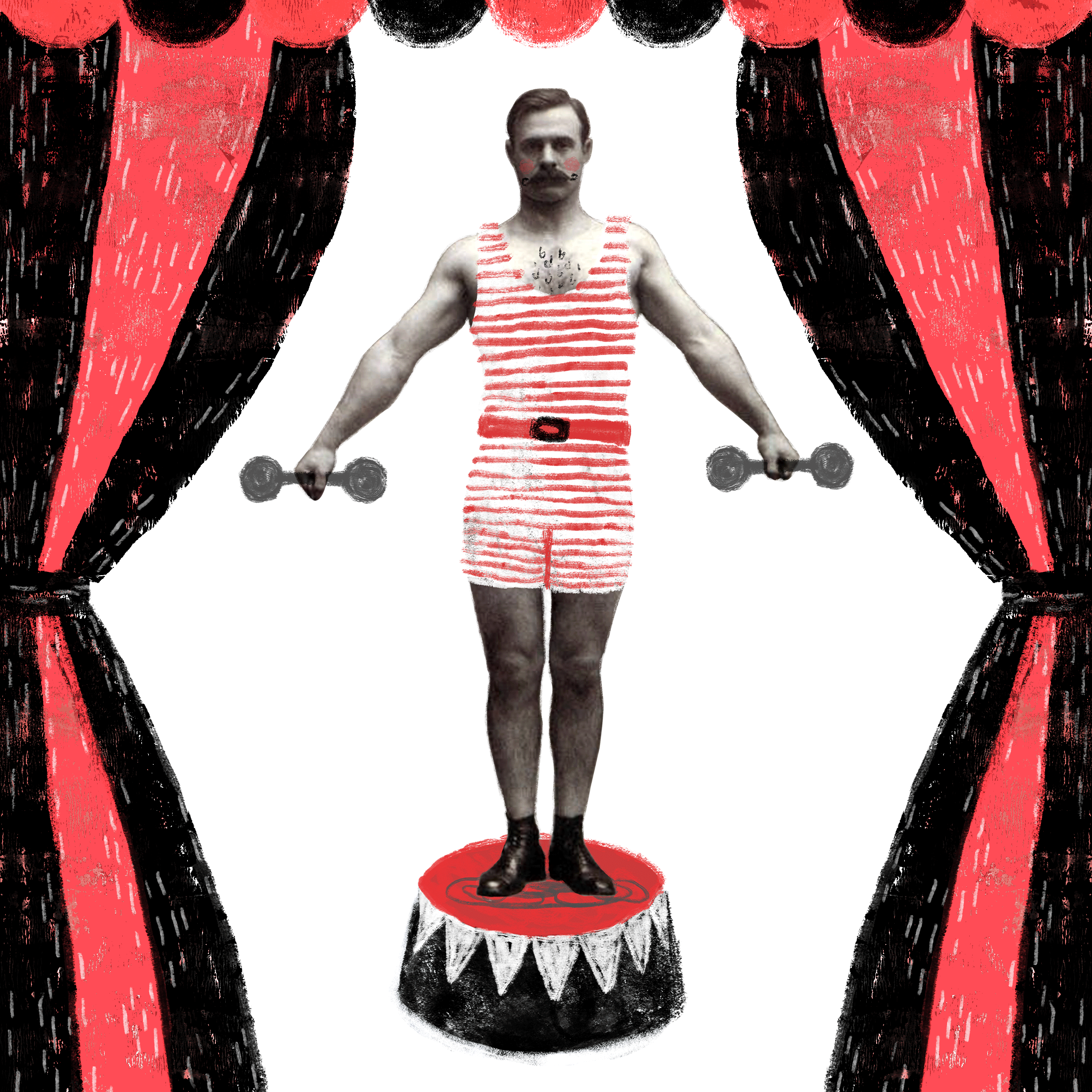 image result for circus bear graphics circus strongman medium
