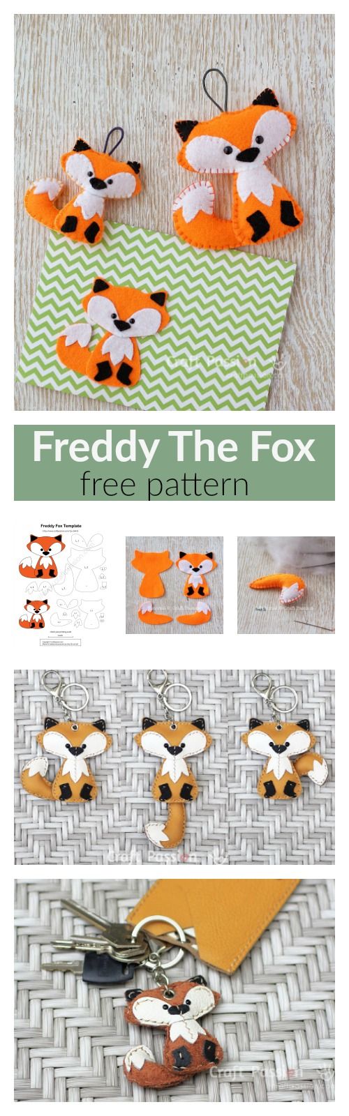 fox pattern freddy free pattern tutorial felting foxes and medium