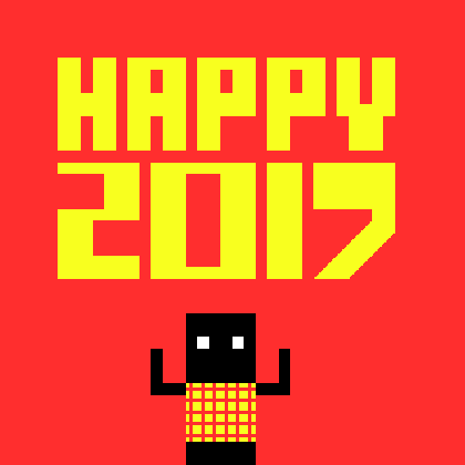 happy 2017 new year wishes petscii gif for fun businesses in usa funny sports gifs clapping medium