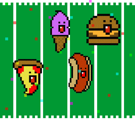 yaffle fast food wins the super bowl pixel gifs on loan medium