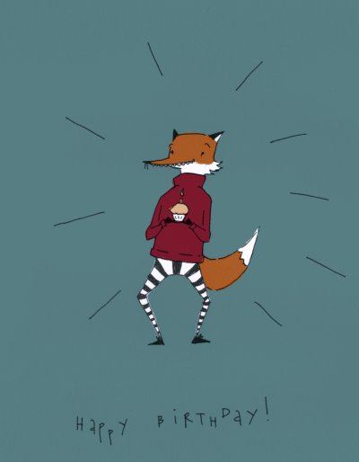 happy birthday dancing fox by distorted eye pictures of you medium