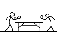 table tennis ping pong players and tennis clip art images and video medium