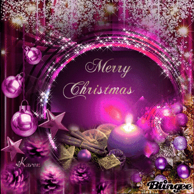 merry christmas purple ornaments picture 119561803 blingee com medium