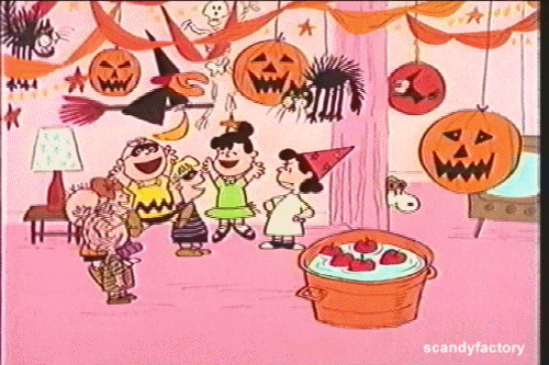 charlie brown party gif find share on giphy medium