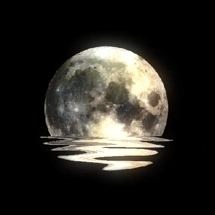 full moon art gif by kidmograph find share on giphy medium