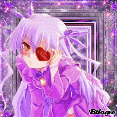 purple rose anime girl st valentine picture 121027628 blingee com medium