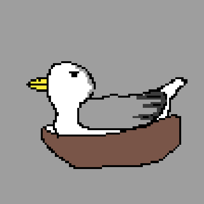 pixilart seagull says n o p e by plaguedoctor medium